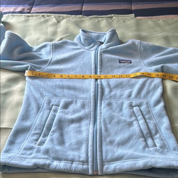 Patagonia Sky Blue Fleece Jacket - Picture 1 of 13
